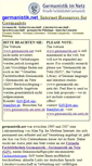 Mobile Screenshot of germanistik.net